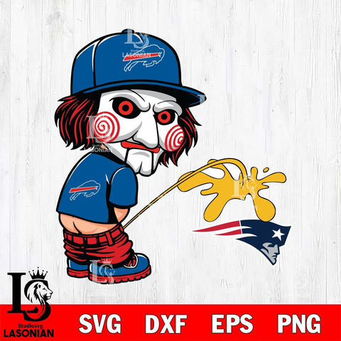 Buffalo Bills Jigsaw Piss On New England Patriots Svg Eps Dxf Png File, Digital Download, Instant Download