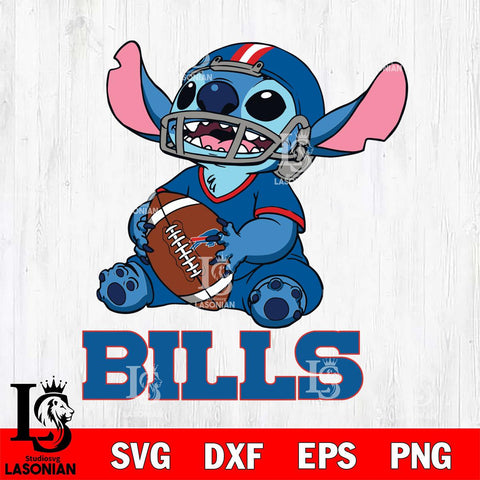 Buffalo Bills Lilo and stitch Football SVG DXF EPS PNG FILE, Stitch File Cut,NFL Digital Download,Instant Download, Silhouette
