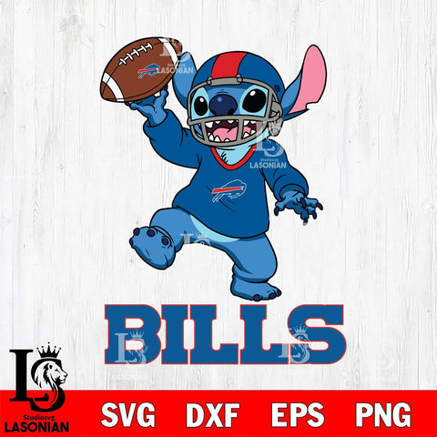 Buffalo Bills Lilo and stitch Sport SVG DXF EPS PNG FILE, Stitch File Cut,NFL Digital Download,Instant Download, Silhouette