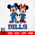 Buffalo Bills Mickey And Minnie Rugby Svg Eps Dxf Png File, NFL svg , Digital Download , Instant Download, Cricut File