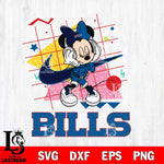 Buffalo Bills Minnie Mouse Dancing SVG DXF EPS PNG FILE, Disney Father day File Cut,Digital Download,Instant Download,Disney Svg Files