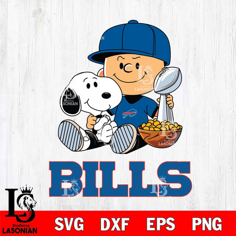 Buffalo Bills Peanuts Snoopy Champion football SVG DXF EPS PNG FILE,Snoopy File Cut, Nfl Digital Download,Instant Download, Silhouette