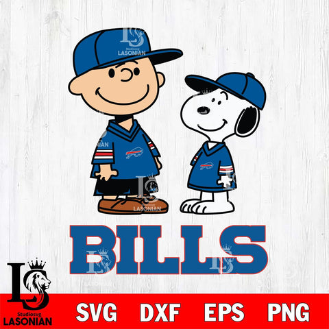 Buffalo Bills Peanuts Snoopy Football SVG DXF EPS PNG FILE,Snoopy File Cut, Nfl Digital Download,Instant Download, Silhouette