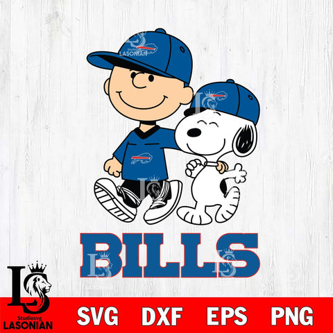 Buffalo Bills Peanuts Snoopy Friends SVG DXF EPS PNG FILE,Snoopy File Cut, Nfl Digital Download,Instant Download, Silhouette