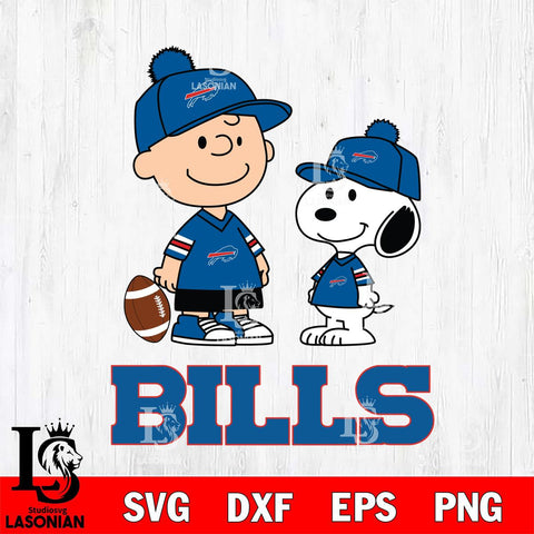 Buffalo Bills Peanuts Snoopy Friends Football SVG DXF EPS PNG FILE,Snoopy File Cut, Nfl Digital Download,Instant Download, Silhouette