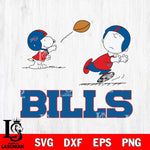 Buffalo Bills Peanuts play football SVG DXF EPS PNG FILE,Snoopy File Cut, Nfl Digital Download,Instant Download, Silhouette
