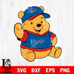 Buffalo Bills Pooh Bear Svg Eps Dxf Png File, Digital Download, Instant Download
