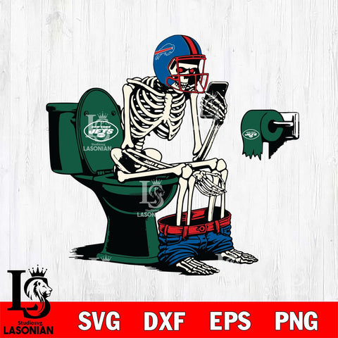 Buffalo Bills Shit On New York Jets Svg Eps Dxf Png File, Digital Download, Instant Download