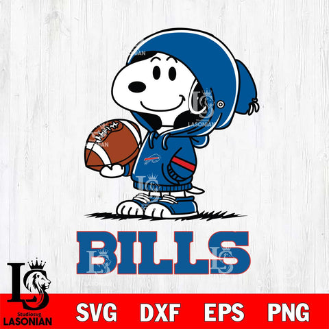 Buffalo Bills Snoopy Football Svg Eps Dxf Png File, NFL svg , Digital Download , Instant Download, Cricut File