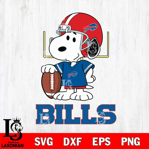 Buffalo Bills Snoopy Player Football SVG DXF EPS PNG FILE,Snoopy File Cut, Nfl Digital Download,Instant Download, Silhouette