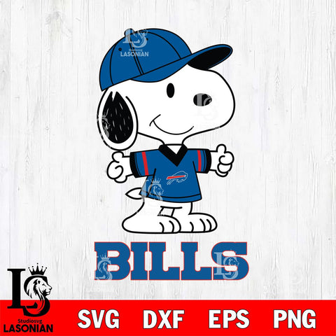 Buffalo Bills Snoopy football SVG DXF EPS PNG FILE,Snoopy File Cut, Nfl Digital Download,Instant Download, Silhouette