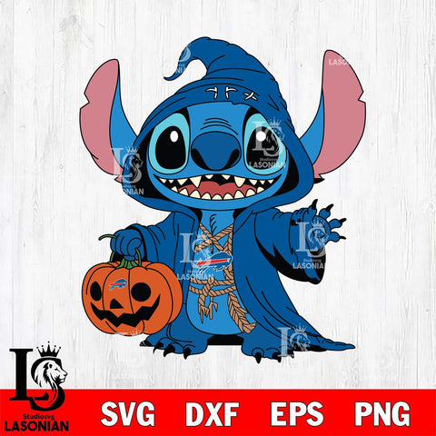 Buffalo Bills Stitch Horror Svg Eps Dxf Png File, NFL svg, Digital Download, Instant Download