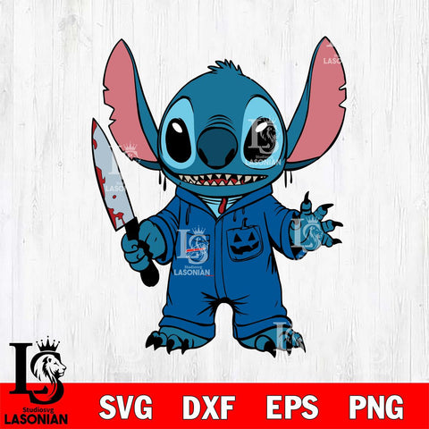 Buffalo Bills Stitch Horror Football Svg Eps Dxf Png File, NFL svg, Digital Download, Instant Download