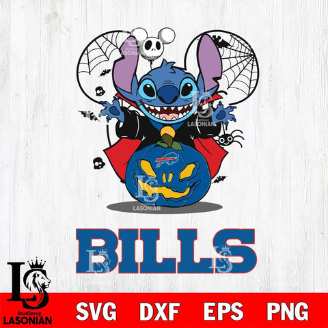 Buffalo Bills Stitch Horror Halloween Svg Eps Dxf Png File, Digital Download, Instant Download