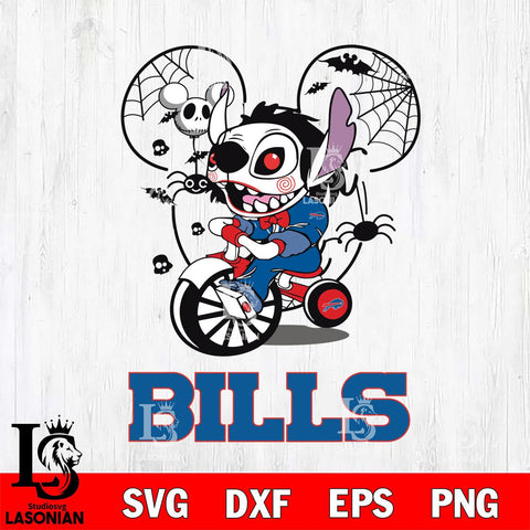 Buffalo Bills Stitch Jigsaws Halloween Svg Eps Dxf Png File, Digital Download, Instant Download