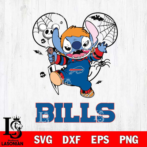Buffalo Bills Stitch Michael Halloween Svg Eps Dxf Png File, Digital Download, Instant Download