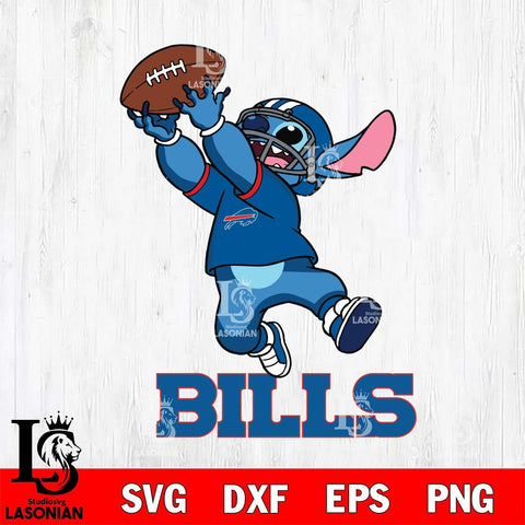 Buffalo Bills Stitch Rugby Ball SVG DXF EPS PNG FILE, Stitch File Cut,NFL Digital Download,Instant Download, Silhouette