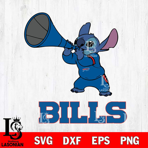 Buffalo Bills Stitch vuvuzela SVG DXF EPS PNG FILE, NFL File Cut, Digital Download,Instant Download, Silhouette, Cricut