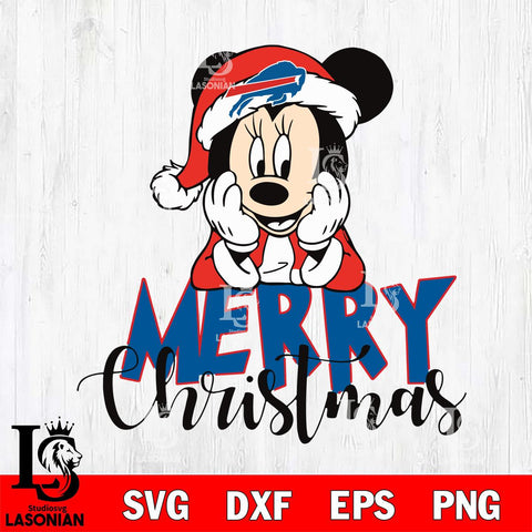 Buffalo Bills mickey christmas 1 Svg Eps Dxf Png File, Digital Download, Instant Download