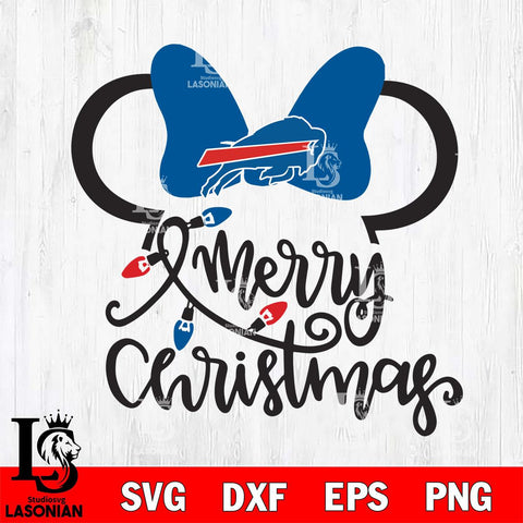 Buffalo Bills mickey christmas 3 Svg Eps Dxf Png File, Digital Download, Instant Download