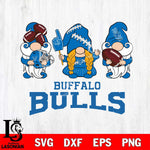 Buffalo Bulls 3 Gnomes Football Svg Eps Dxf Png File, Digital Download, Instant Download