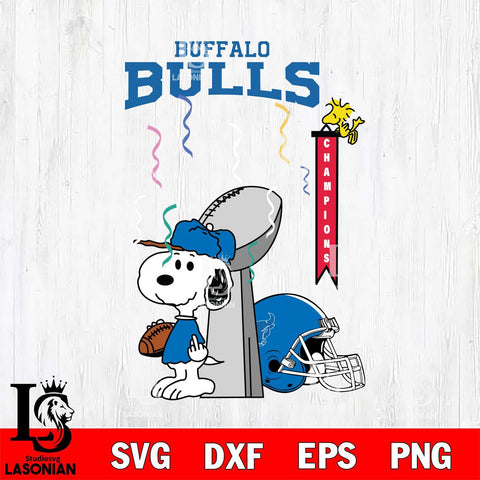 Buffalo Bulls Charlie Brown and Snoopy Super Bowl Svg Eps Dxf Png File, NCAA svg , Digital Download , Instant Download, Cricut File