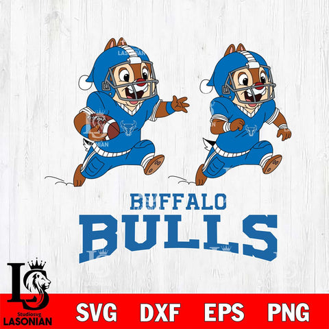Buffalo Bulls Chip & Dale Football Cricut,Christmas SVG DXF EPS PNG FILE, NCAA Digital Download,Instant Download, Silhouette