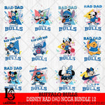 Buffalo Bulls Disney Rad Dad NCAA Bundle 12 SVG DXF EPS PNG FILE, BUNDLE NCAA Disney Father day File Cut,Digital Download,Instant Download,Disney Svg Files