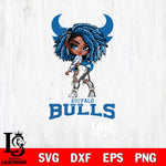 Buffalo Bulls Fan Girl Svg Eps Dxf Png File, Digital Download, Instant Download