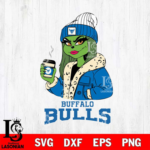 Buffalo Bulls Girls Grinch Bougie Svg Eps Dxf Png File, Digital Download, Instant Download