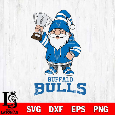Buffalo Bulls Gnome Champion File Cut, NCAA SVG, Digital Download , Criucut , Silhouette