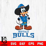Buffalo Bulls Goofy Cowboy Sport SVG DXF EPS PNG FILE,NCAA svg ,Football Digital Download,Instant Download, Silhouette