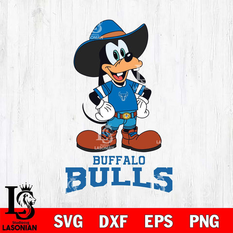 Buffalo Bulls Goofy Cowboy Sport SVG DXF EPS PNG FILE,NCAA svg ,Football Digital Download,Instant Download, Silhouette