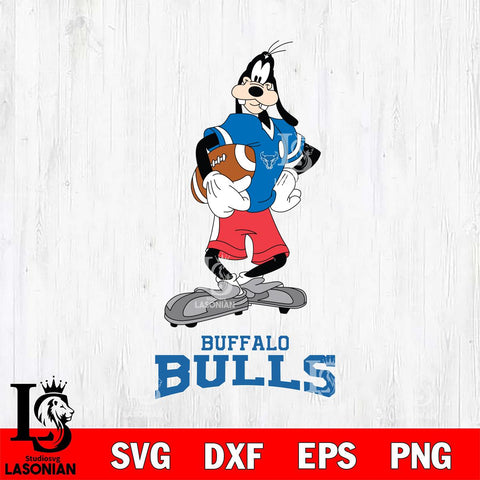 Buffalo Bulls Goofy Player SVG DXF EPS PNG FILE,NCAA svg ,Football Digital Download,Instant Download, Silhouette