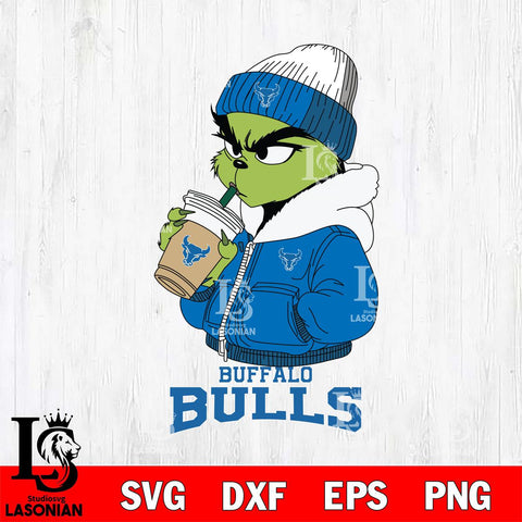Buffalo Bulls Grinch Bougie Sport Svg Eps Dxf Png File, Digital Download, Instant Download
