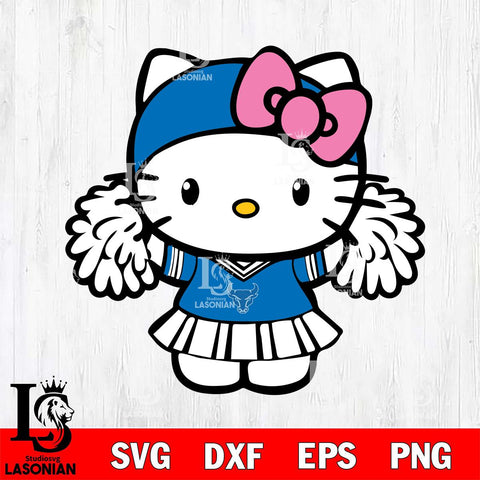 Buffalo Bulls Hello Kitty Cheerleader 5 Svg Eps Dxf Png File, Digital Download, Instant Download