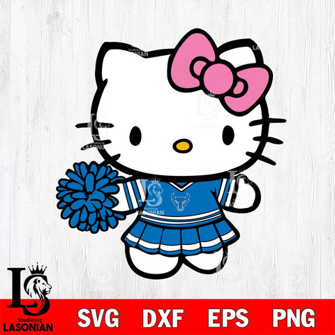 Buffalo Bulls Hello Kitty Cheerleader 8 Svg Eps Dxf Png File, Digital Download, Instant Download