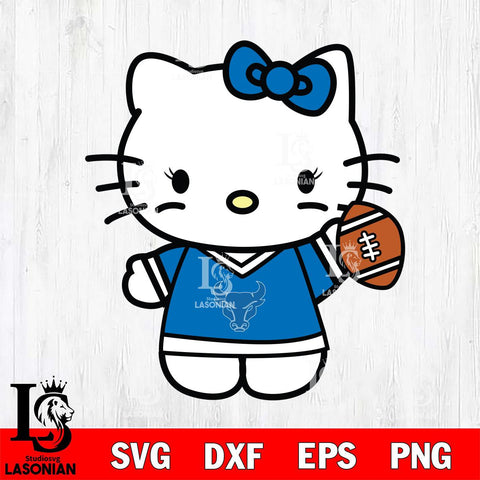 Buffalo Bulls Hello Kitty sport 7 Svg Eps Dxf Png File, NCAA svg, Digital Download, Instant Download