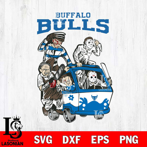 Buffalo Bulls Jason Voorhees Horror 10 Svg Eps Dxf Png File, NCAA svg, Digital Download, Instant Download