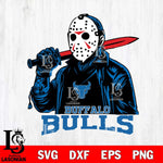 Buffalo Bulls Jason Voorhees Horror 12 Svg Eps Dxf Png File, NCAA svg, Digital Download, Instant Download