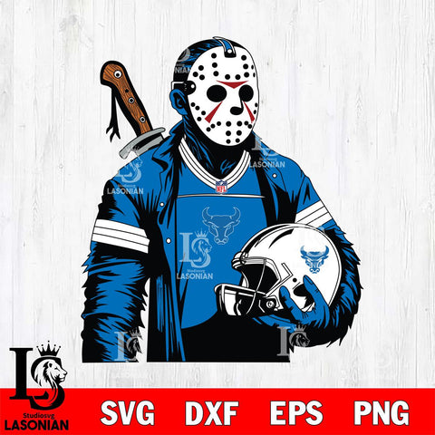 Buffalo Bulls Jason Voorhees Horror 2 Svg Eps Dxf Png File, NCAA svg, Digital Download, Instant Download