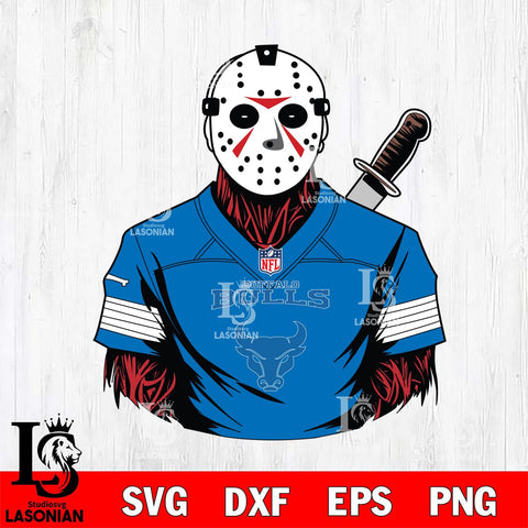 Buffalo Bulls Jason Voorhees Horror 4 Svg Eps Dxf Png File, NCAA svg, Digital Download, Instant Download