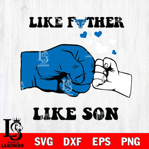 Buffalo Bulls Like Father Like Son Svg Eps Dxf Png File, Digital Download, Instant Download
