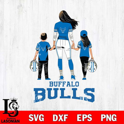 Buffalo Bulls Mother and son Rugby SVG DXF EPS PNG FILE,NCAA SVG, Father day Digital Download,Instant Download, Silhouette