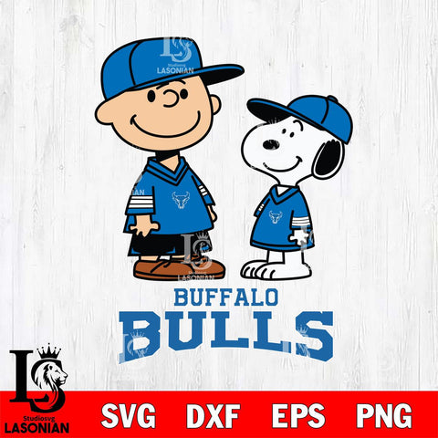 Buffalo Bulls Peanuts Snoopy Football SVG DXF EPS PNG FILE,Snoopy File Cut, NCAA Digital Download,Instant Download,Christmas Silhouette