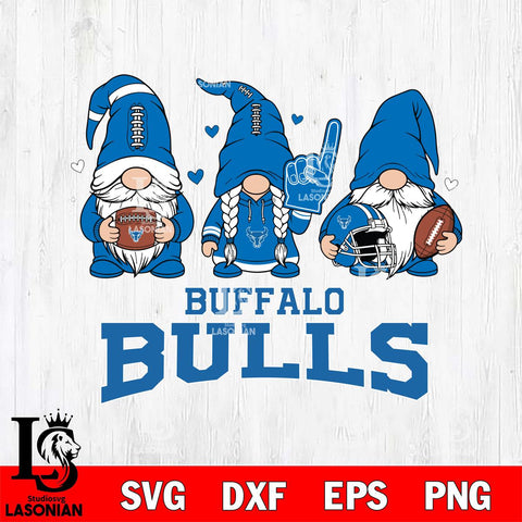 Buffalo Bulls Rugby Gnome File Cut, NCAA SVG, Digital Download , Criucut , Silhouette