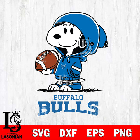 Buffalo Bulls Snoopy Football Svg Eps Dxf Png File, NCAA svg , Digital Download , Instant Download, Cricut File