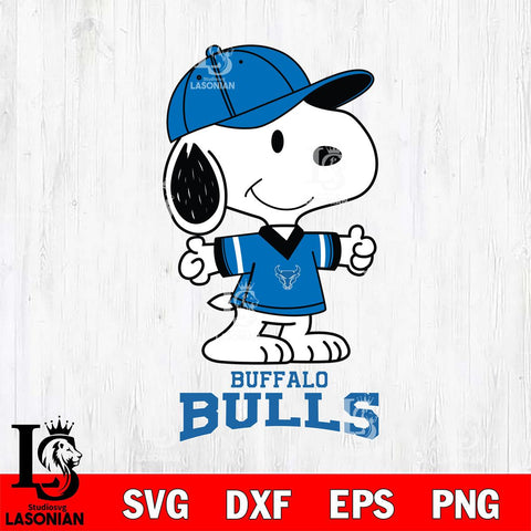 Buffalo Bulls Snoopy football SVG DXF EPS PNG FILE,Snoopy File Cut, NCAA Digital Download,Instant Download,Christmas Silhouette