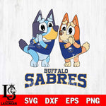 Buffalo Sabres Bluey & Bingo 15 Svg Eps Dxf Png File, NHL svg, Digital Download, Instant Download