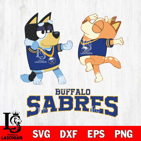 Buffalo Sabres Bluey Dance Svg Eps Dxf Png File, Digital Download, Instant Download